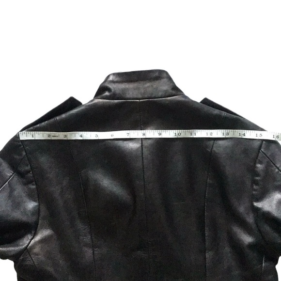 Mackage Genuine Leather Jacket, espresso brown, Women’s size S - Picture 13 of 15
